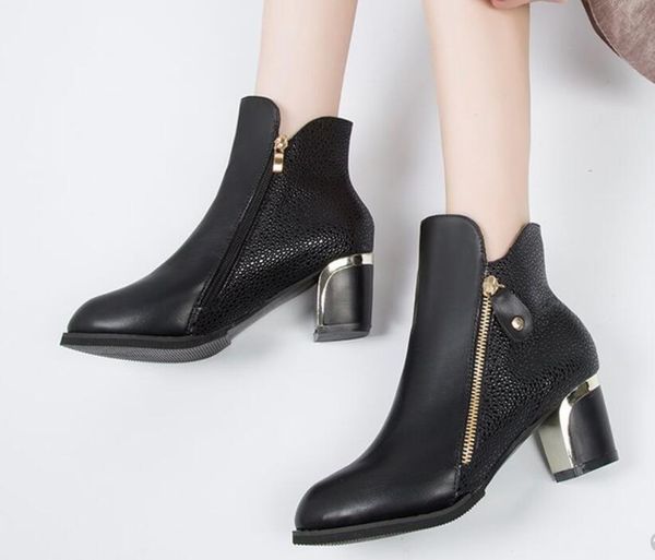 boots women's fashion side zipper ankle autumn/ winter pointed solid ladies shoes pu heels, Black
boots women's fashion side zipper ankle autumn/ winter pointed solid ladies shoes pu heels, Black