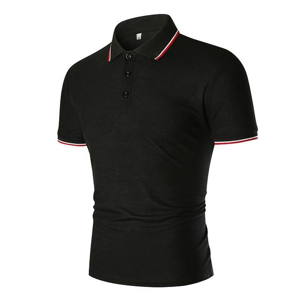men's polos short-sleeved shirt 2021 summer european code lapel solid color slim casual fashion clothing t-shirt, White;black
men's polos short-sleeved shirt 2021 summer european code lapel solid color slim casual fashion clothing t-shirt, White;black