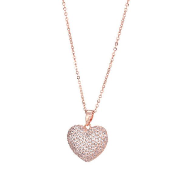 pendant necklaces fashion heart-shaped inlaid rhinestone clavicle necklace romantic sweet love girl copper crystal temperament accessorie, Silver
pendant necklaces fashion heart-shaped inlaid rhinestone clavicle necklace romantic sweet love girl copper crystal temperament accessorie, Silver