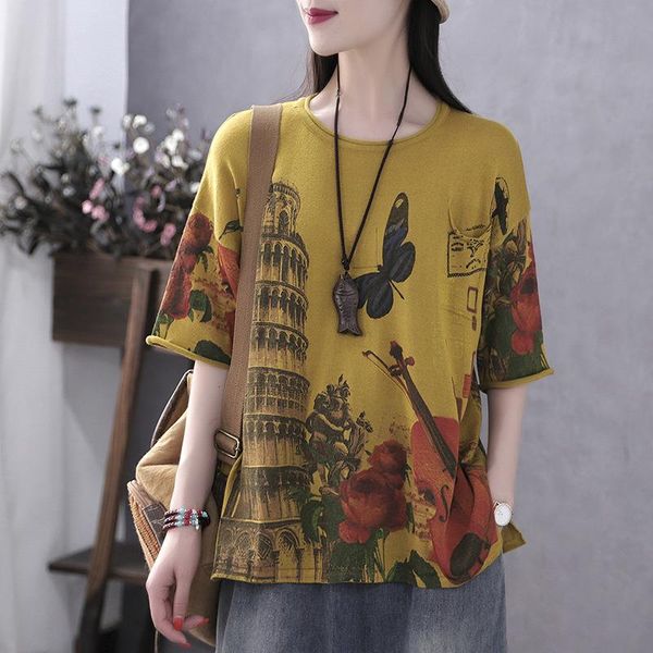 women's sweaters fairynatural korean fashion summer knitwear women casual print pullovers female retro oversized jumpers round neck, White;black
women's sweaters fairynatural korean fashion summer knitwear women casual print pullovers female retro oversized jumpers round neck, White;black