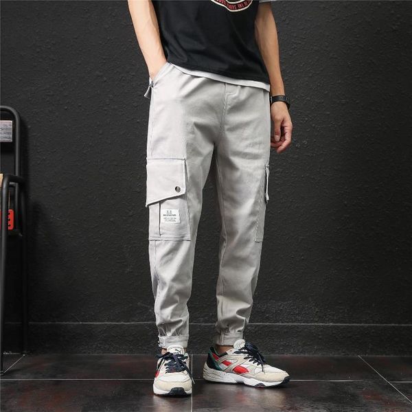 men's pants plain color multi pockets cargo tactical men streetwear casual military style trousers plus size, Black
men's pants plain color multi pockets cargo tactical men streetwear casual military style trousers plus size, Black