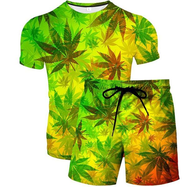 men's tracksuits fashion summer short sleeve shorts casual suit 3d printing t-shirt sports outdoor maple grass clothin, Gray
men's tracksuits fashion summer short sleeve shorts casual suit 3d printing t-shirt sports outdoor maple grass clothin, Gray