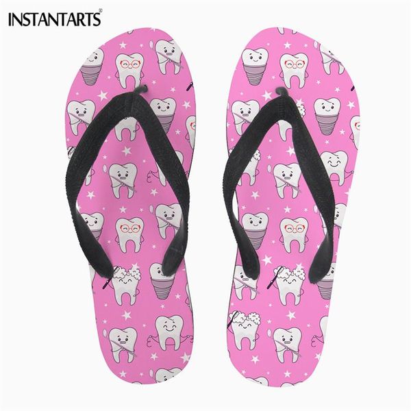slippers instantarts kawaii dental pattern for women summer casual beach sandals non-slip rubber flip flops lightweight, Black
slippers instantarts kawaii dental pattern for women summer casual beach sandals non-slip rubber flip flops lightweight, Black