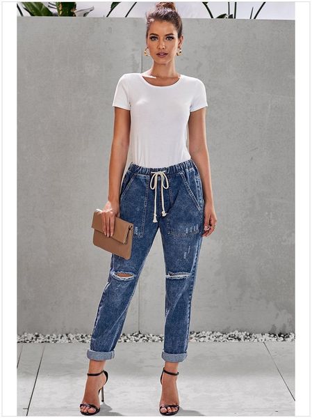 women's jeans 2021 fashion women casual jogger pants loose thin high waist sky blue gather round distressed pocketed denim
women's jeans 2021 fashion women casual jogger pants loose thin high waist sky blue gather round distressed pocketed denim