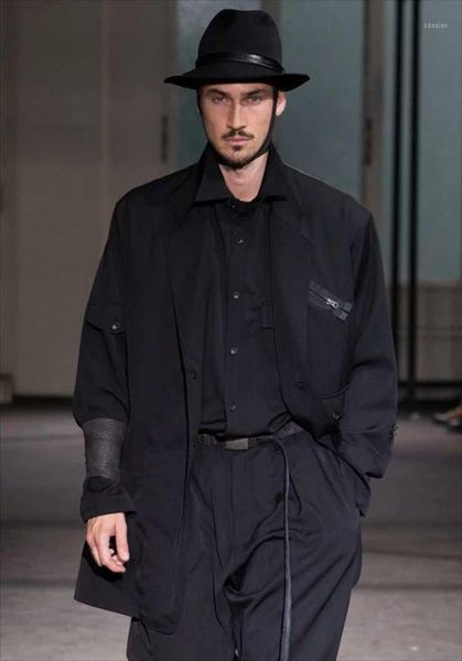 men's suits & blazers spring lapel solid color zipper design loose casual multi-pocket suit jacket fashion quality wear, White;black
men's suits & blazers spring lapel solid color zipper design loose casual multi-pocket suit jacket fashion quality wear, White;black