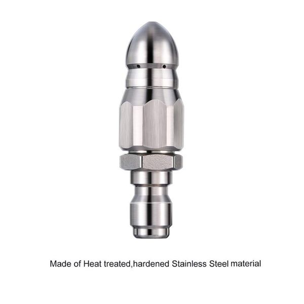 watering equipments stainless steel pressure washer drain sewer cleaning pipe jetter spray quick plug hose nozzle back wear resistance
watering equipments stainless steel pressure washer drain sewer cleaning pipe jetter spray quick plug hose nozzle back wear resistance