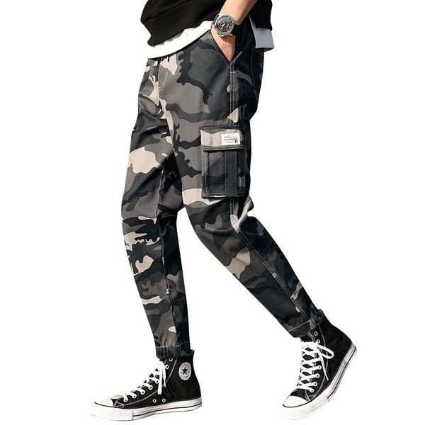 men's pants overalls trend personality camouflage tie 95 cotton loose sports casual street wear, Black
men's pants overalls trend personality camouflage tie 95 cotton loose sports casual street wear, Black