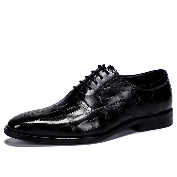vintage formal dress shoes men italian wedding office crocodile shoe genuine leather footwear oxford, Black
vintage formal dress shoes men italian wedding office crocodile shoe genuine leather footwear oxford, Black