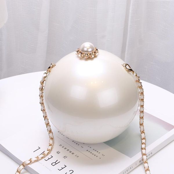 shoulder bags fashion luxury round pearl handbag ladies white bag evening clutch women catwalk chain crossbody
shoulder bags fashion luxury round pearl handbag ladies white bag evening clutch women catwalk chain crossbody