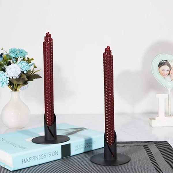 candle holders black taper set of 2 metal candlesticks for table wedding dinning valentine's day party christmas decoration
candle holders black taper set of 2 metal candlesticks for table wedding dinning valentine's day party christmas decoration