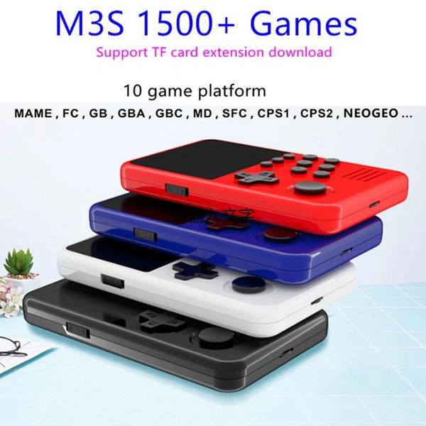 game controllers & joysticks retro m3s handheld console portable mini player 3-inch lcd 4gb with 1500+ for children gift
game controllers & joysticks retro m3s handheld console portable mini player 3-inch lcd 4gb with 1500+ for children gift
