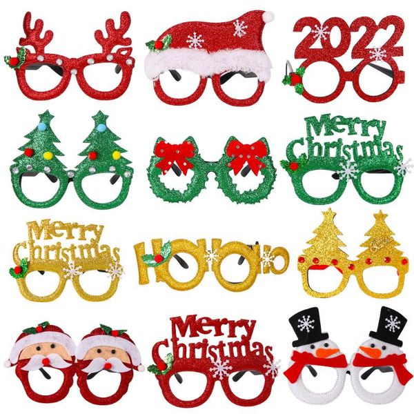 party favor 2pcs christmas glasses glitter frames decoration costume eyeglasses for parties holiday favors po booth
party favor 2pcs christmas glasses glitter frames decoration costume eyeglasses for parties holiday favors po booth