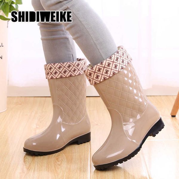 fashion rainboots women mid-calf water boots long tube high-grade waterproof shoes womens rubber pvc rain boots va154 210611, Black
fashion rainboots women mid-calf water boots long tube high-grade waterproof shoes womens rubber pvc rain boots va154 210611, Black