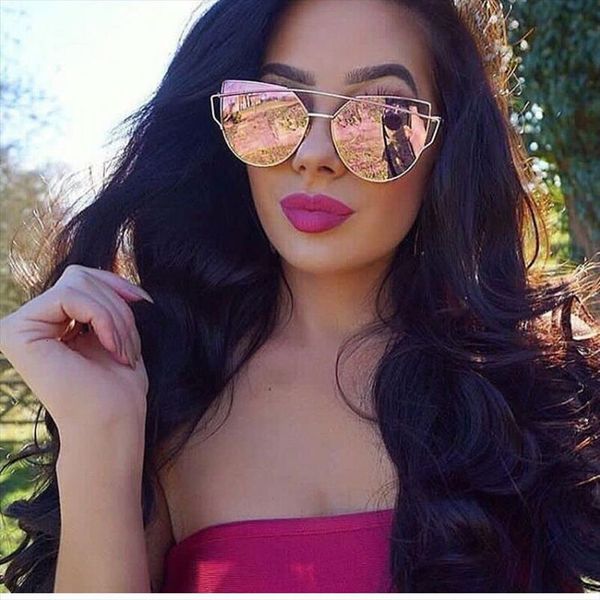 fashion cat eye sunglasses women brand design mirror lens vintage sun glasses rose gold metal uv400 oculos, White;black
fashion cat eye sunglasses women brand design mirror lens vintage sun glasses rose gold metal uv400 oculos, White;black