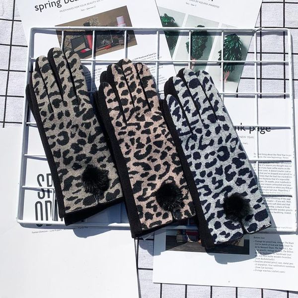 five fingers gloves fashion leopard-print warm winter for women outdoor embroidery touch-screen cold-proof french velvet mittens, Blue;gray
five fingers gloves fashion leopard-print warm winter for women outdoor embroidery touch-screen cold-proof french velvet mittens, Blue;gray
