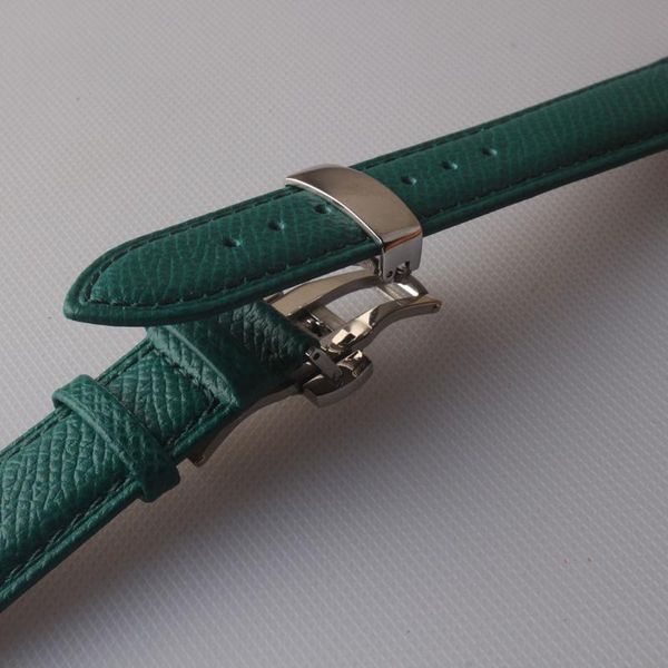 watch bands 14mm 16mm 18mm 20mm watchbands green genuine leather lizard pattern with silver stainless steel butterfly buckle strap, Black;brown
watch bands 14mm 16mm 18mm 20mm watchbands green genuine leather lizard pattern with silver stainless steel butterfly buckle strap, Black;brown