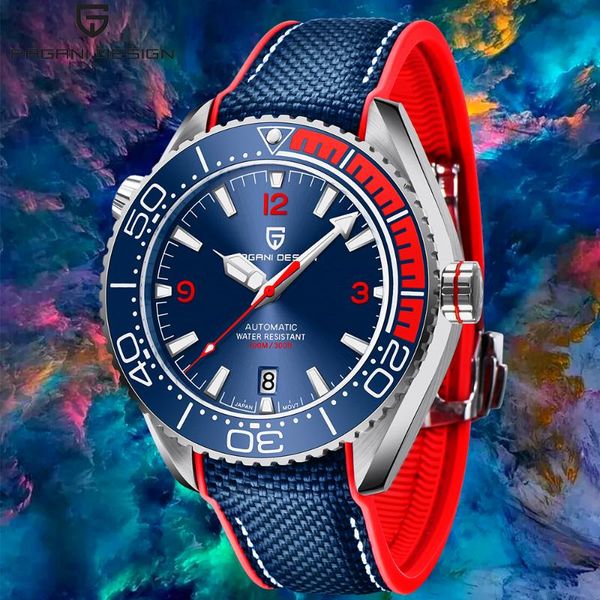 wristwatches pagain desgn classic luxury men's mechanical watch sapphire glass 100m waterproof brand stainless steel watches clock, Slivery;brown
wristwatches pagain desgn classic luxury men's mechanical watch sapphire glass 100m waterproof brand stainless steel watches clock, Slivery;brown