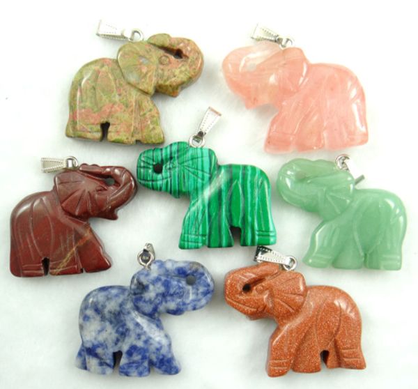 wholesale natural stone tiger eye quartz crystal aventurine elephant pendant for diy jewelry making necklace accessories 12pcs, Silver
wholesale natural stone tiger eye quartz crystal aventurine elephant pendant for diy jewelry making necklace accessories 12pcs, Silver
