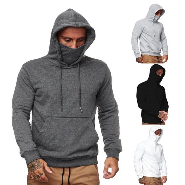 men's hoodies & sweatshirts 2021 autumn men hoodie solid color stylish face cover long sleeve casual drawstring sweatshirt for daily, Black
men's hoodies & sweatshirts 2021 autumn men hoodie solid color stylish face cover long sleeve casual drawstring sweatshirt for daily, Black