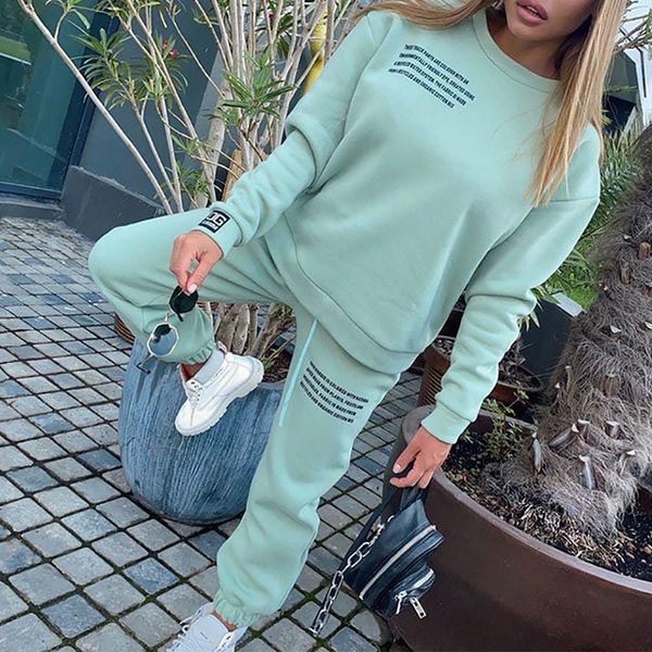 women's letter print 2 pieces set tracksuit casual o-neck sweatshirt drawstring high waist pants sets female autumn winter 210518, White
women's letter print 2 pieces set tracksuit casual o-neck sweatshirt drawstring high waist pants sets female autumn winter 210518, White