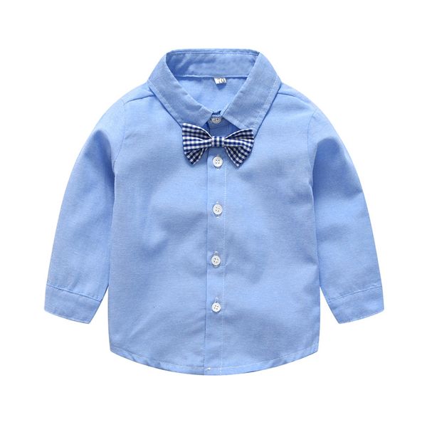 children's suit spring and autumn long baby's suspenders bow suit shirt long sleeve top, Blue
children's suit spring and autumn long baby's suspenders bow suit shirt long sleeve top, Blue