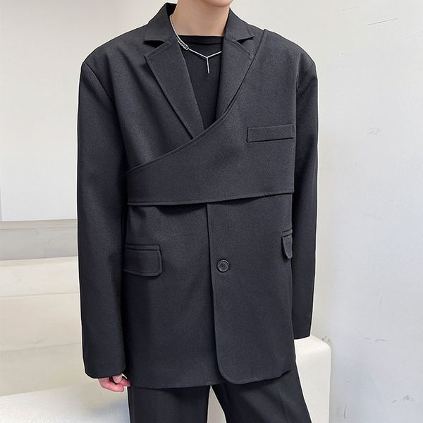 men's suits & blazers detachable 3 pieces men streetwear harajuku fashion casual loose modeling party suit coat stage clothing male bla, White;black
men's suits & blazers detachable 3 pieces men streetwear harajuku fashion casual loose modeling party suit coat stage clothing male bla, White;black