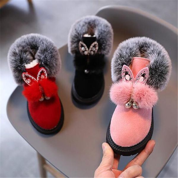 winter new children' snow boot flat girls princess cotton shoes fashion thick velvet short fur boots, Black;grey
winter new children' snow boot flat girls princess cotton shoes fashion thick velvet short fur boots, Black;grey