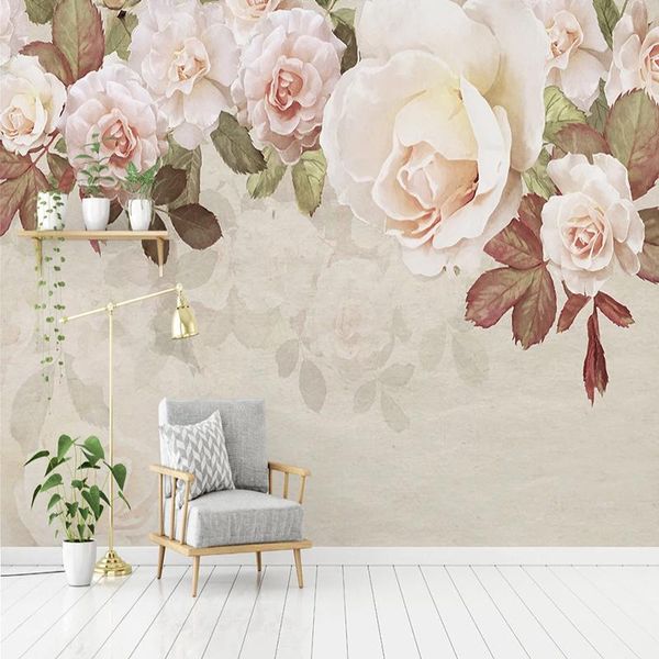 modern american pastoral rose wall wallpaper mural dining room living tv background home decor art poster fresco wallpapers
modern american pastoral rose wall wallpaper mural dining room living tv background home decor art poster fresco wallpapers