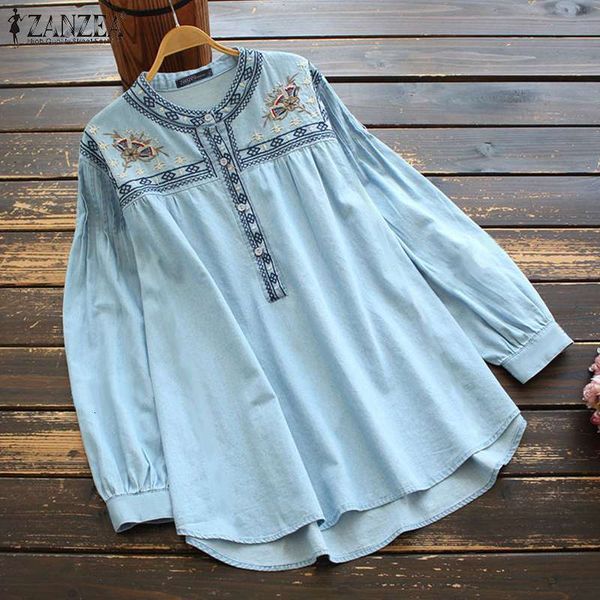 blouses women's embroidery blouse 2021 vintage spring shirts casual long sleeve blusas female floral oversized o neck tunic, White
blouses women's embroidery blouse 2021 vintage spring shirts casual long sleeve blusas female floral oversized o neck tunic, White