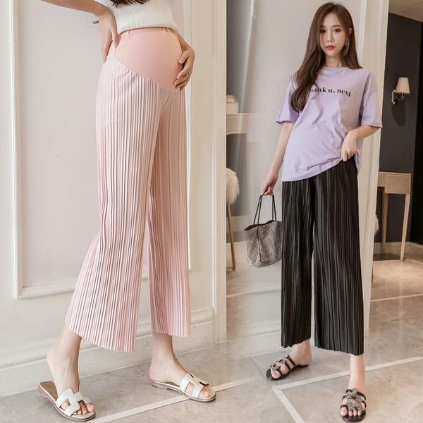 maternity bottoms 267# pants summer casual loose high waist solid color comfy belly support elastic trousers, White
maternity bottoms 267# pants summer casual loose high waist solid color comfy belly support elastic trousers, White