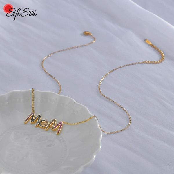 chains sifisrri diamond mom necklace stainless steel stylish chain for women girl charm mother's day jewelry accessories gift collar, Silver
chains sifisrri diamond mom necklace stainless steel stylish chain for women girl charm mother's day jewelry accessories gift collar, Silver