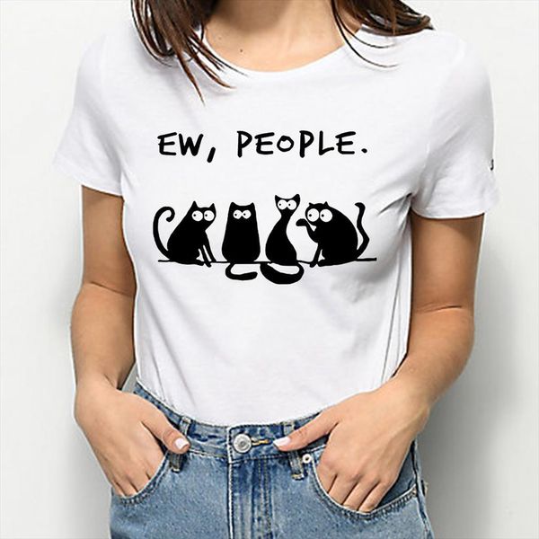 and womens plus size harajuku mens ew people cat print ropa tumblr mujer white short sleeves crewneck casual summer, White;black
and womens plus size harajuku mens ew people cat print ropa tumblr mujer white short sleeves crewneck casual summer, White;black