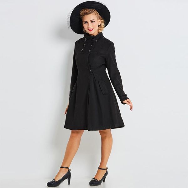 women's trench coats nice double-breasted feminine fall winter female black out wear long sleeve overcoat women windbreaker, Tan;black
women's trench coats nice double-breasted feminine fall winter female black out wear long sleeve overcoat women windbreaker, Tan;black