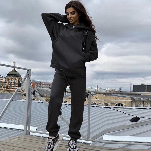 women's two piece pants shujin 2021 fashion women set autumn winter long sleeve hoodie and joggers casual sets sport suit outfit female, White
women's two piece pants shujin 2021 fashion women set autumn winter long sleeve hoodie and joggers casual sets sport suit outfit female, White