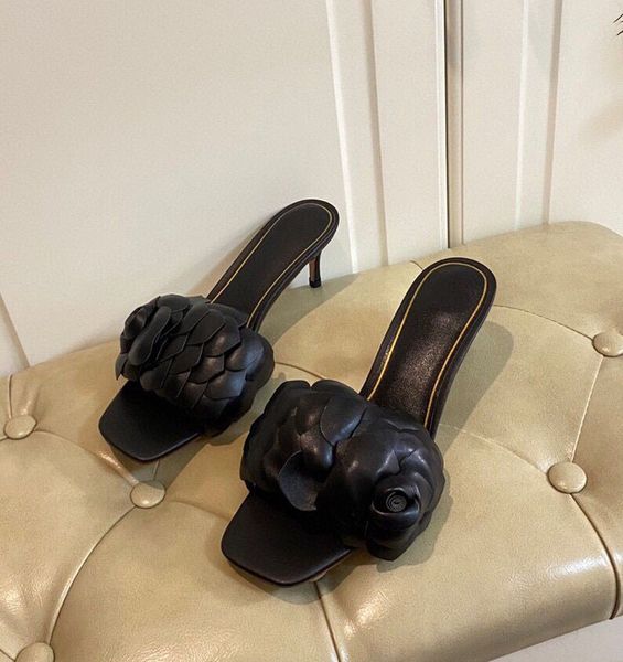 2021 summer new square head cowhide western style flower one-line open toe mid heel stiletto heel outer wear womens slippers mmm, Black
2021 summer new square head cowhide western style flower one-line open toe mid heel stiletto heel outer wear womens slippers mmm, Black