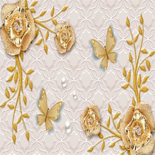 3d murals wallpaper for living room golden rose flower wallpapers background wall
3d murals wallpaper for living room golden rose flower wallpapers background wall