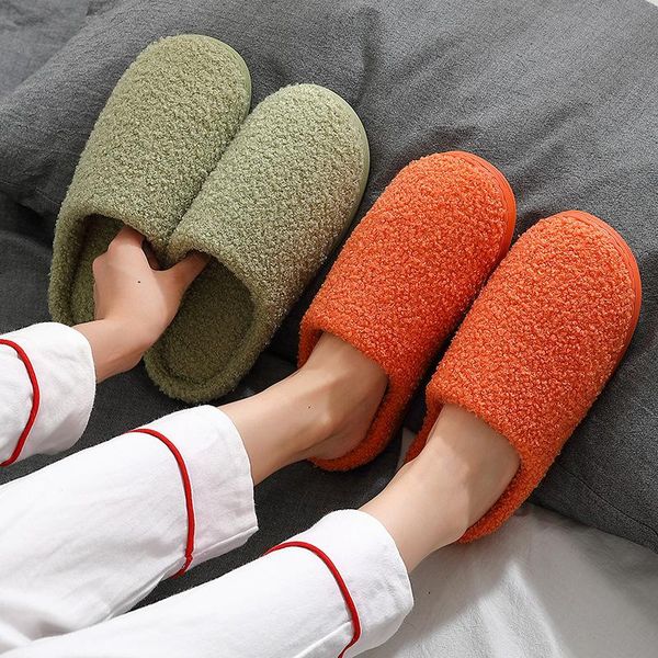 cotton slippers women's autumn and winter household simple couple no-skid cute furry indoor warm men, Black
cotton slippers women's autumn and winter household simple couple no-skid cute furry indoor warm men, Black