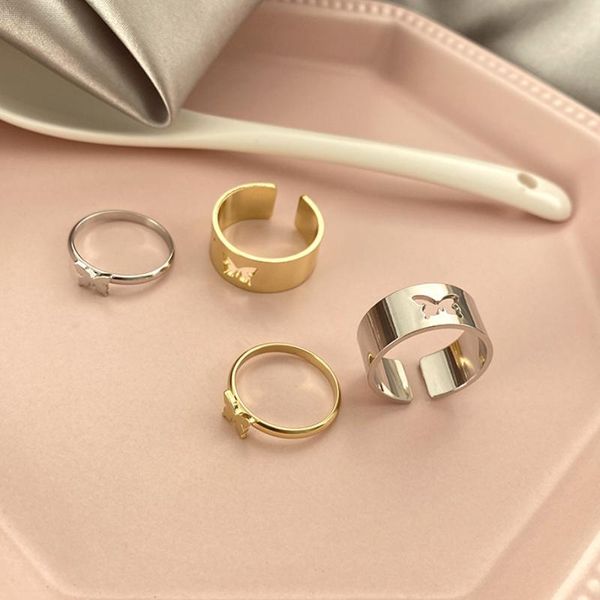 wedding rings trendy gold butterfly open for women men couple set friendship engagement lover jewelry 2021, Slivery;golden
wedding rings trendy gold butterfly open for women men couple set friendship engagement lover jewelry 2021, Slivery;golden