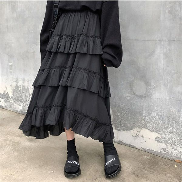 skirts midi long womens maxi skirt goth lolita summer high waisted asymmetrical low ruched ruffle mh479, Black
skirts midi long womens maxi skirt goth lolita summer high waisted asymmetrical low ruched ruffle mh479, Black