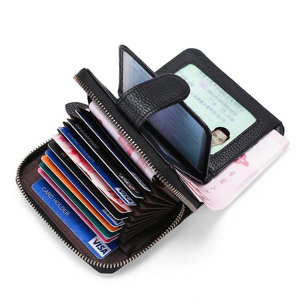 card holders rfid holder wallet cow leather female short women wallets genuine bag, Brown;gray
card holders rfid holder wallet cow leather female short women wallets genuine bag, Brown;gray