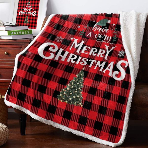 sherpa fleece throw blanket- merry christmas tree red and black buffalo check plaid fuzzy soft flannel blanket reversible ultra
sherpa fleece throw blanket- merry christmas tree red and black buffalo check plaid fuzzy soft flannel blanket reversible ultra