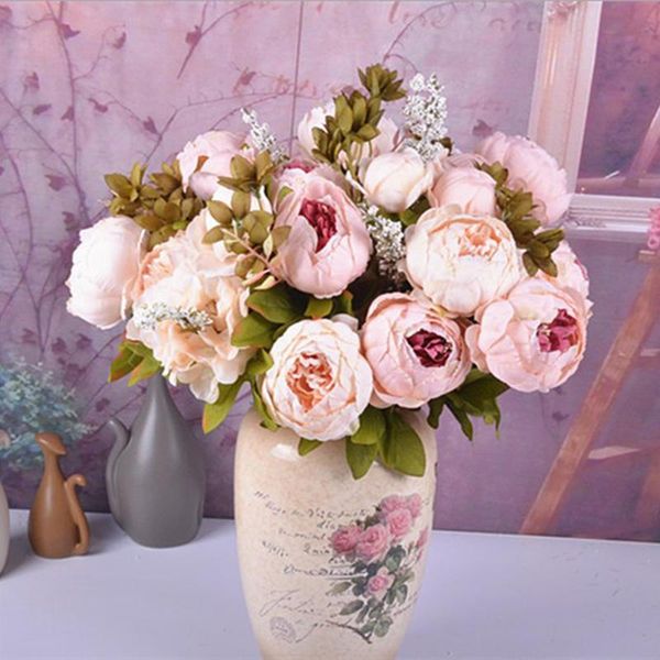 decorative flowers & wreaths 1bunch european artificial peony bridal bouquet party silk fake for wedding home decoration rose flower
decorative flowers & wreaths 1bunch european artificial peony bridal bouquet party silk fake for wedding home decoration rose flower