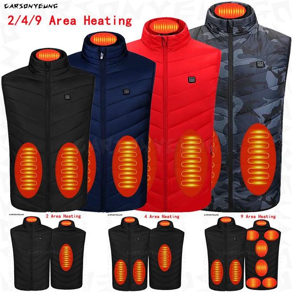 men's vests outdoor usb-infrared heating vest jacket men women winter electric thermal clothing waistcoat man waterproof warm jackets, Black;white
men's vests outdoor usb-infrared heating vest jacket men women winter electric thermal clothing waistcoat man waterproof warm jackets, Black;white