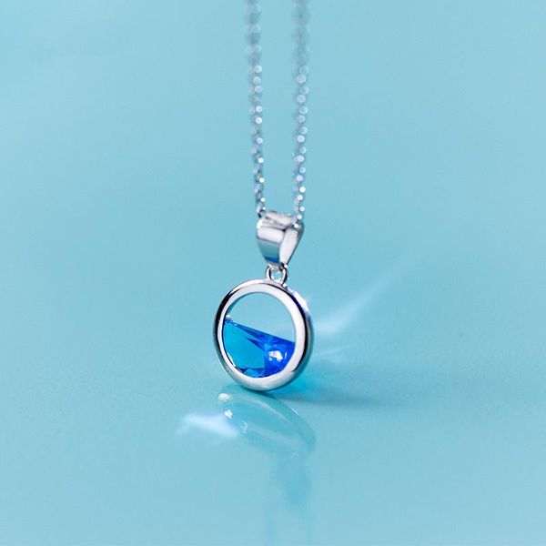 pendant necklaces 100% 925 sterling silver blue crystal zircon necklace for women girls lady fashion fine jewelry
pendant necklaces 100% 925 sterling silver blue crystal zircon necklace for women girls lady fashion fine jewelry