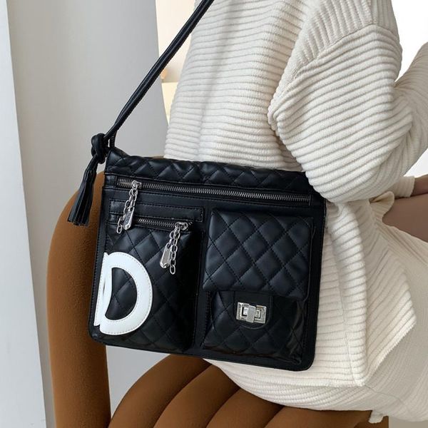 evening bags women brand classic rhombus design shoulder bag ladies casual fashion envelope letter printing pu leather 2021
evening bags women brand classic rhombus design shoulder bag ladies casual fashion envelope letter printing pu leather 2021