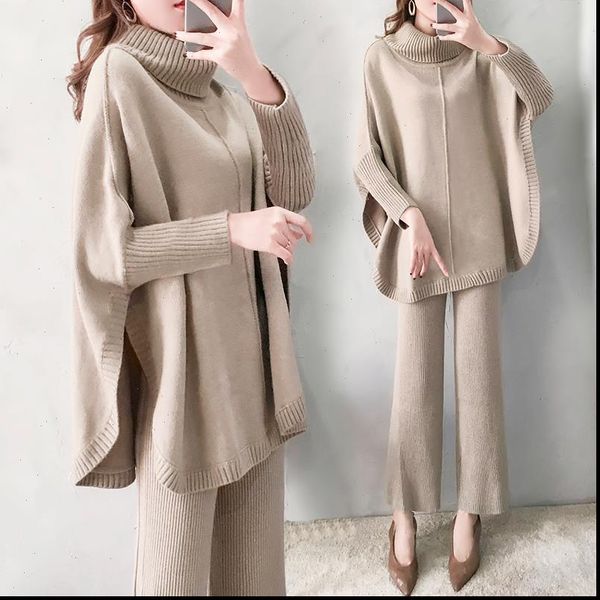 autumn spring knitted tracksuit turtleneck women tracksuits sweatshirts suit clothing 2 piece set knit pant female pants, Gray
autumn spring knitted tracksuit turtleneck women tracksuits sweatshirts suit clothing 2 piece set knit pant female pants, Gray