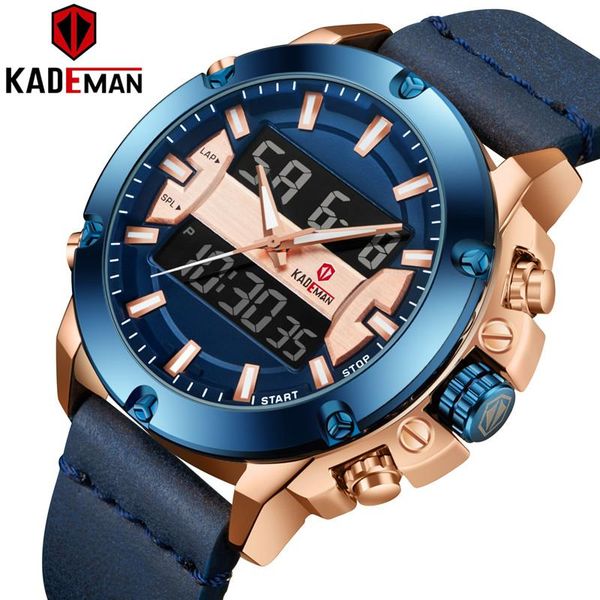 wristwatches kademan military sport men led quartz watches casual leather wrist male waterproof digital clock relogio masculino, Slivery;brown
wristwatches kademan military sport men led quartz watches casual leather wrist male waterproof digital clock relogio masculino, Slivery;brown