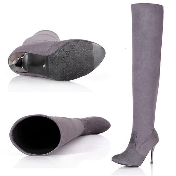 boots mvp boy 34-43 autumn bota over the knee high women botas femininas mujer high heel slimming elastic suede 0j8p, Black
boots mvp boy 34-43 autumn bota over the knee high women botas femininas mujer high heel slimming elastic suede 0j8p, Black