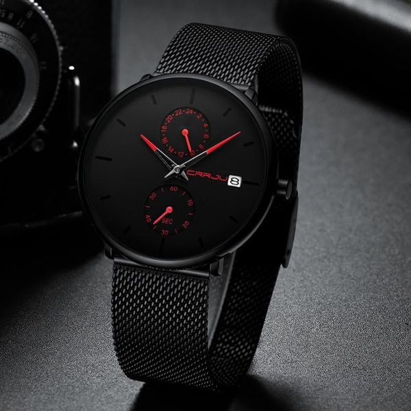 wristwatches mens watches crrju stainless steel unique casual quartz watch for men sport waterproof clock relogio masculino, Slivery;brown
wristwatches mens watches crrju stainless steel unique casual quartz watch for men sport waterproof clock relogio masculino, Slivery;brown