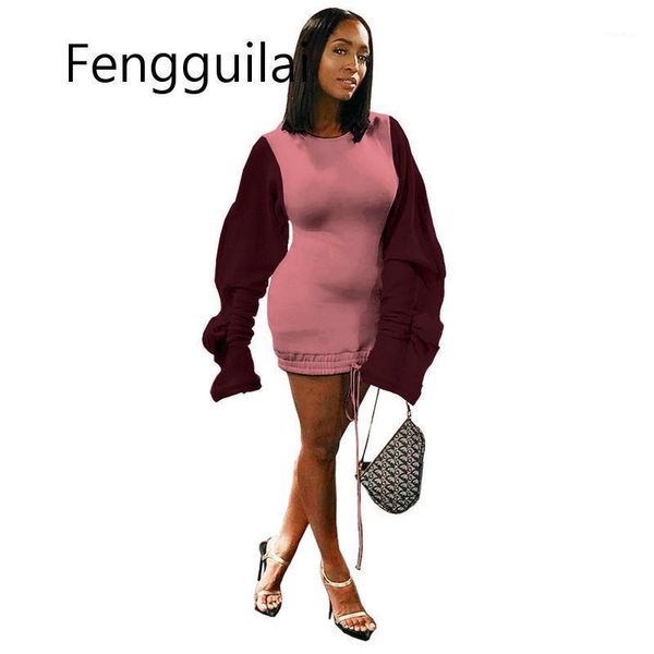 casual dresses ruffle puff sleeve o-neck dress women drawstring split long sweatshirt autumn winter fleece plus size, Black;gray
casual dresses ruffle puff sleeve o-neck dress women drawstring split long sweatshirt autumn winter fleece plus size, Black;gray